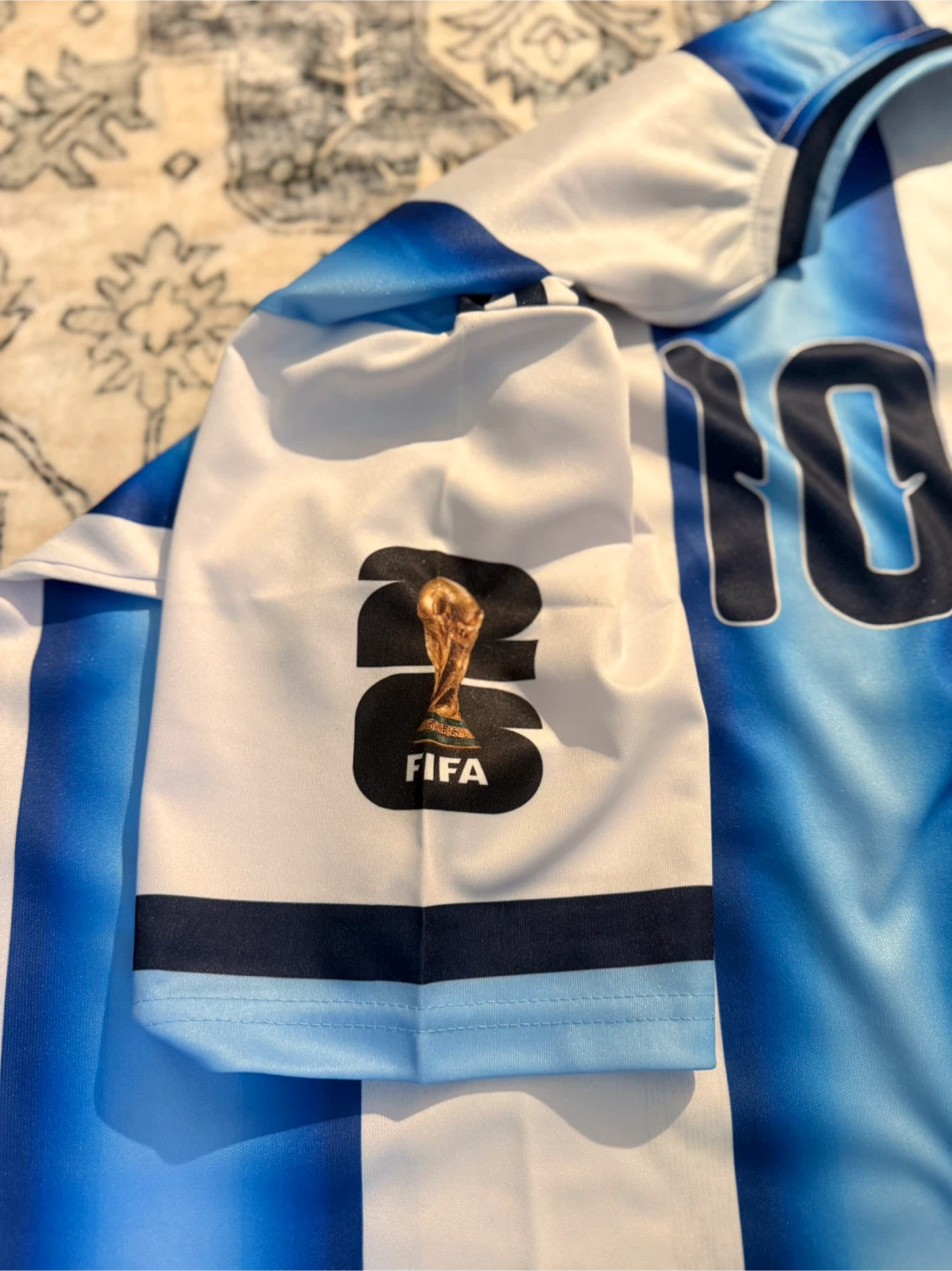 Men's Argentina Messi 10 Soccer Jersey | medium size - photo 3