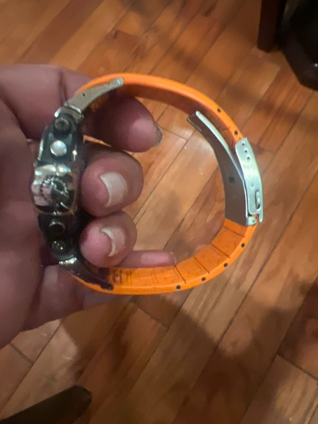 Tissot 1853 Chronograph Orange Strap Watch - photo 2