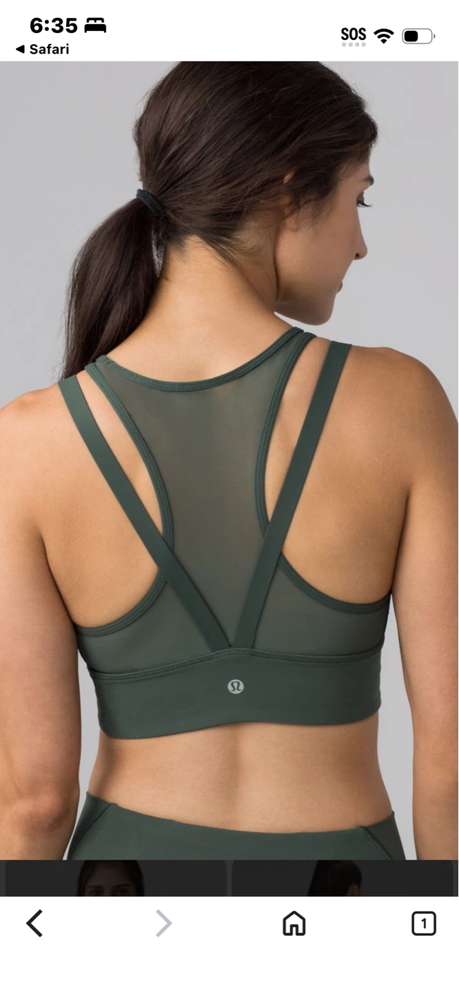 Lululemon Sports Bra - Green size 6