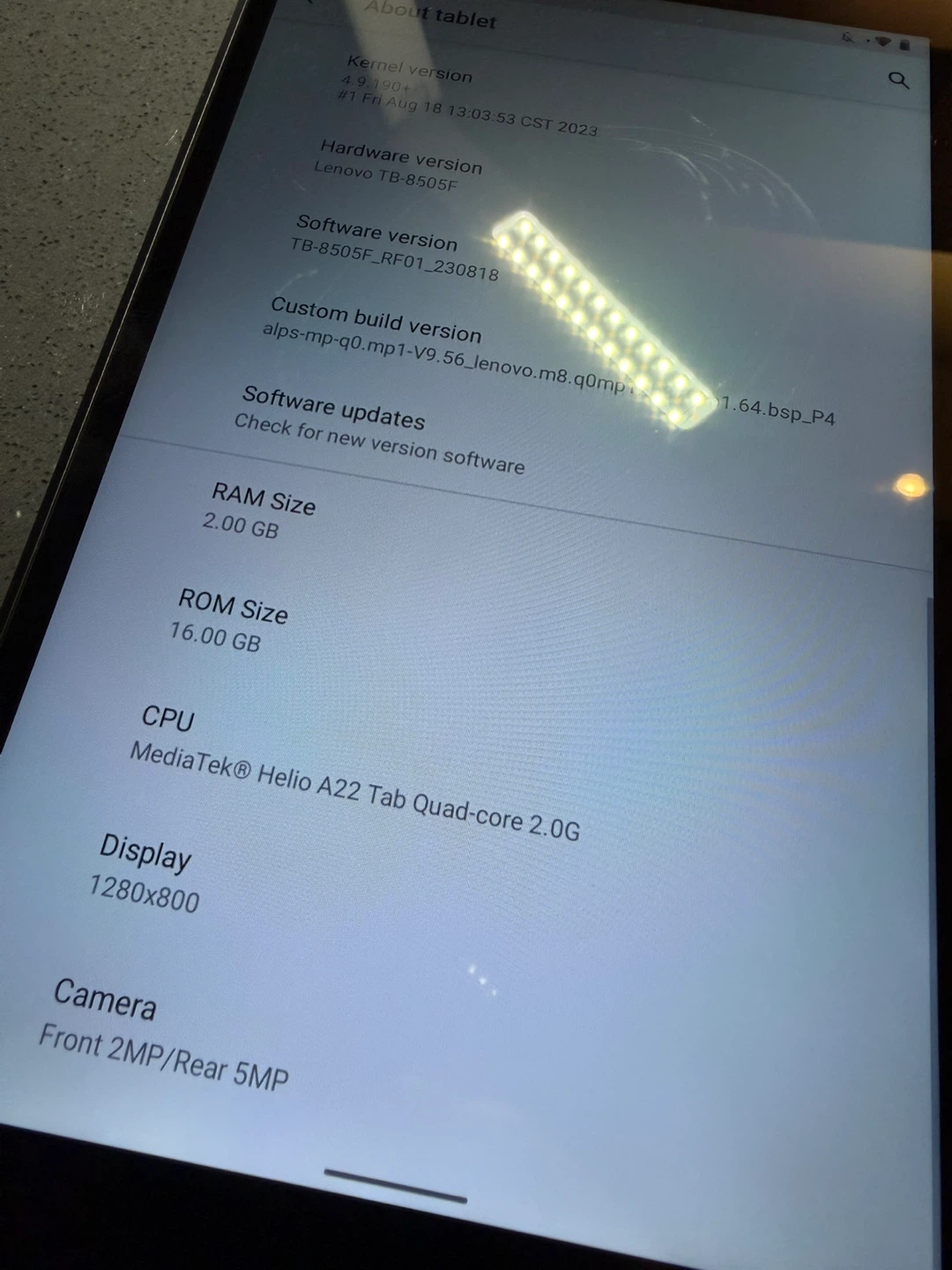 Lenovo TB-8505F Tablet - photo 4