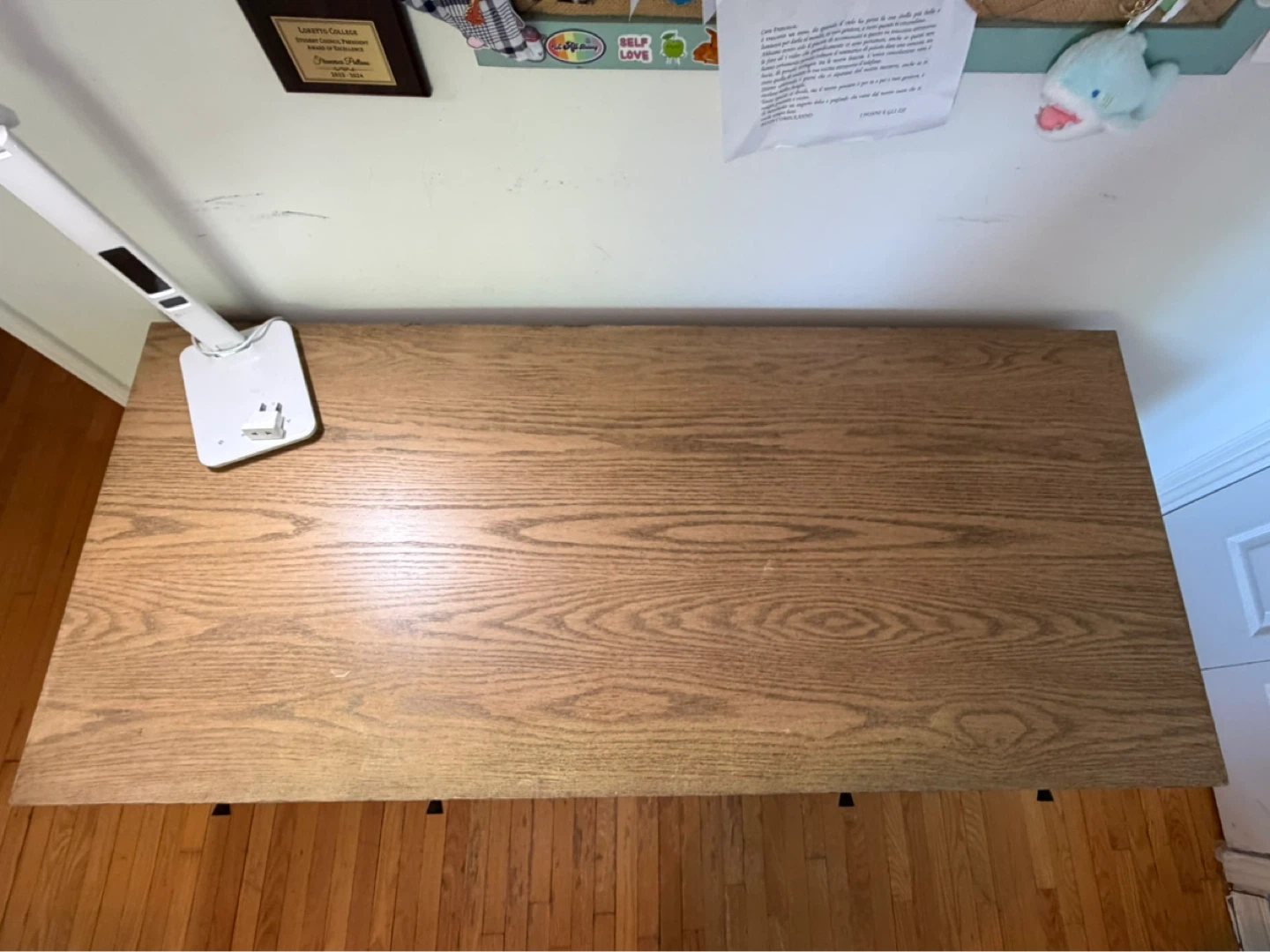 Wooden Desk with Black Metal Legs - photo 5