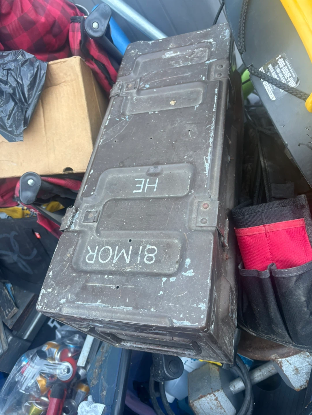 Vintage Ammo Can 4 Bombs 81mm HE - photo 3