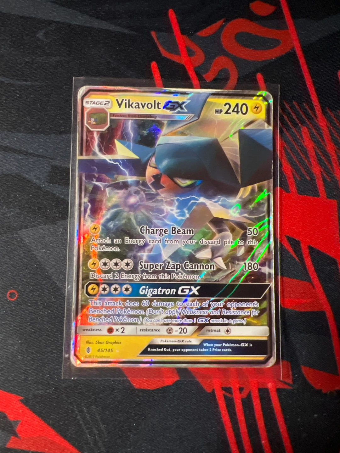 Two GX, Two EX Rough Condition Pokemon Cards - photo 2