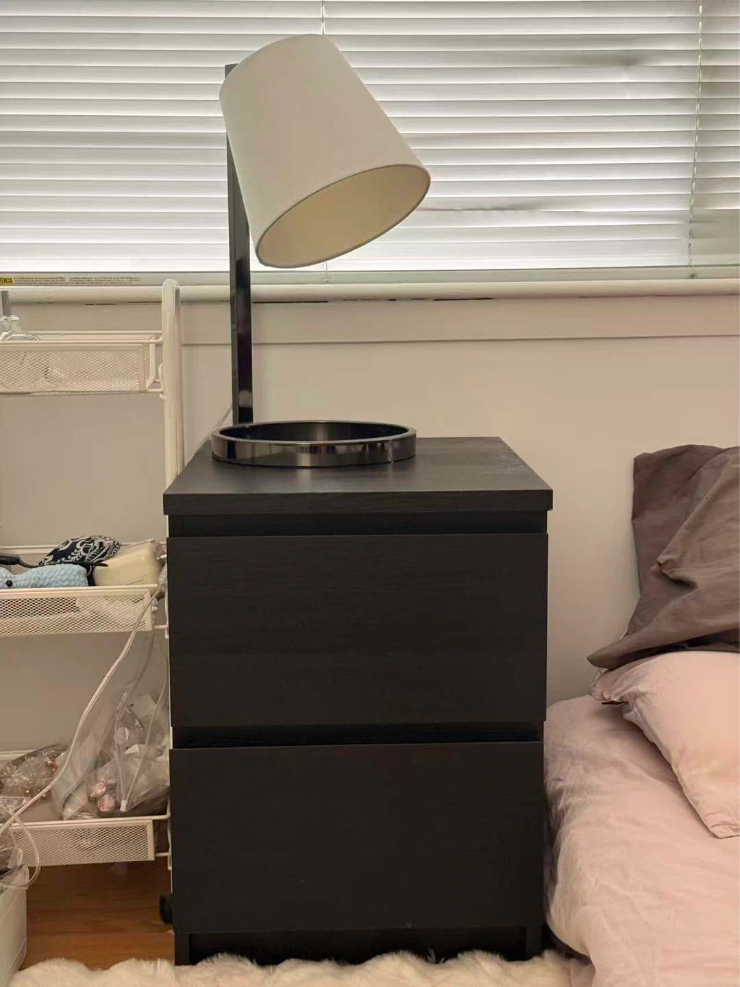 IKEA HEMNES Nightstand - Black-Brown - photo 2