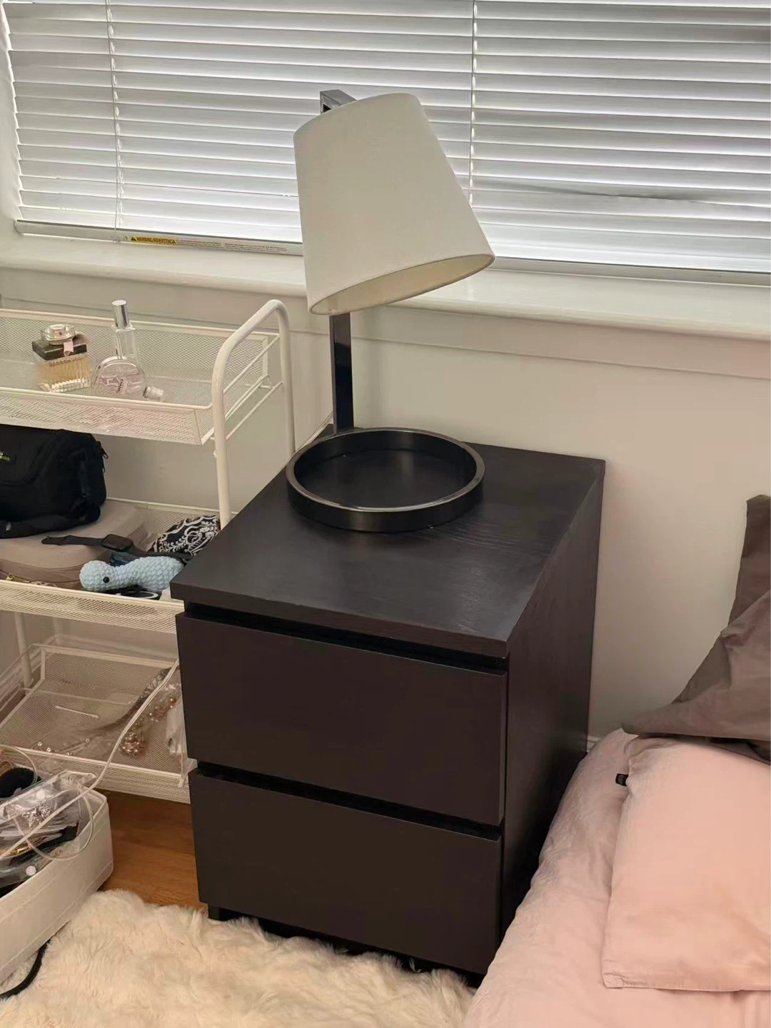 IKEA HEMNES Nightstand - Black-Brown - photo 3