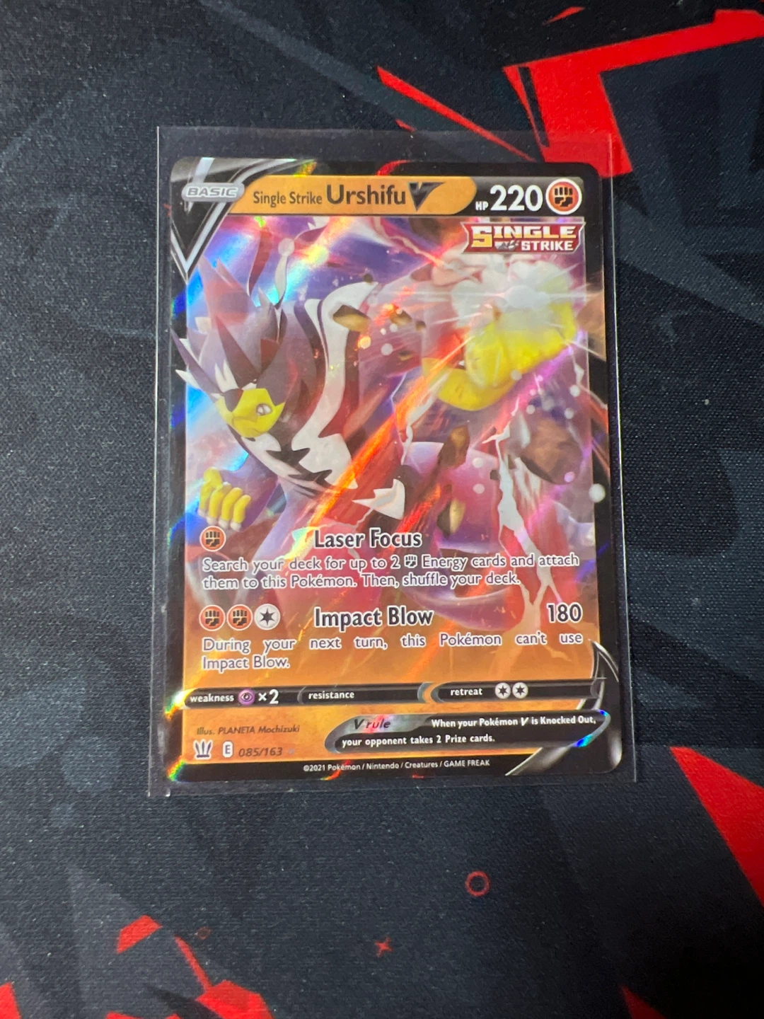 7 Pokemon V Trading Cards Mint If not Near Mint Condition - photo 3