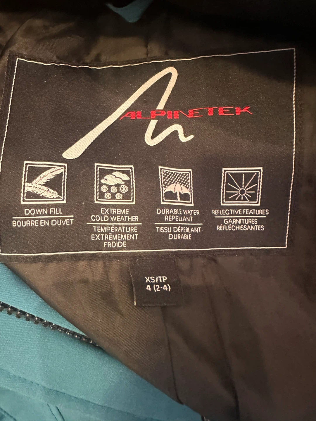 Alpinetek Teal Winter Parka Jacket - photo 2