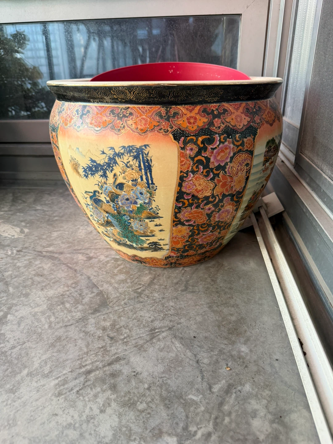 Large Decorative Ceramic Planter Pot