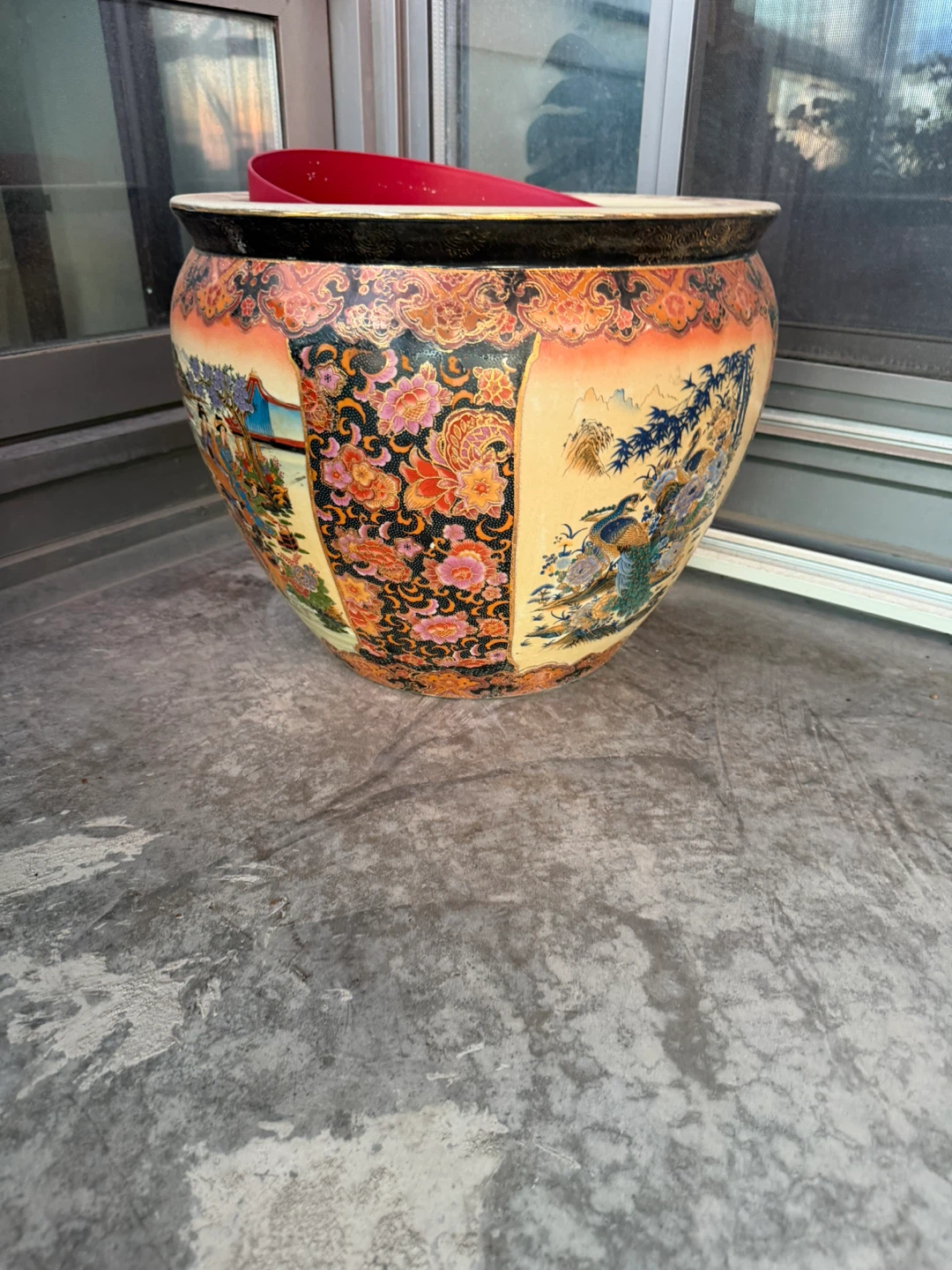 Large Decorative Ceramic Planter Pot - photo 2