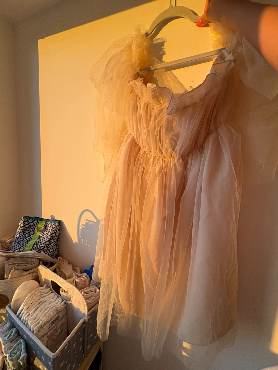 Beige Tool Event Dress - Tag On