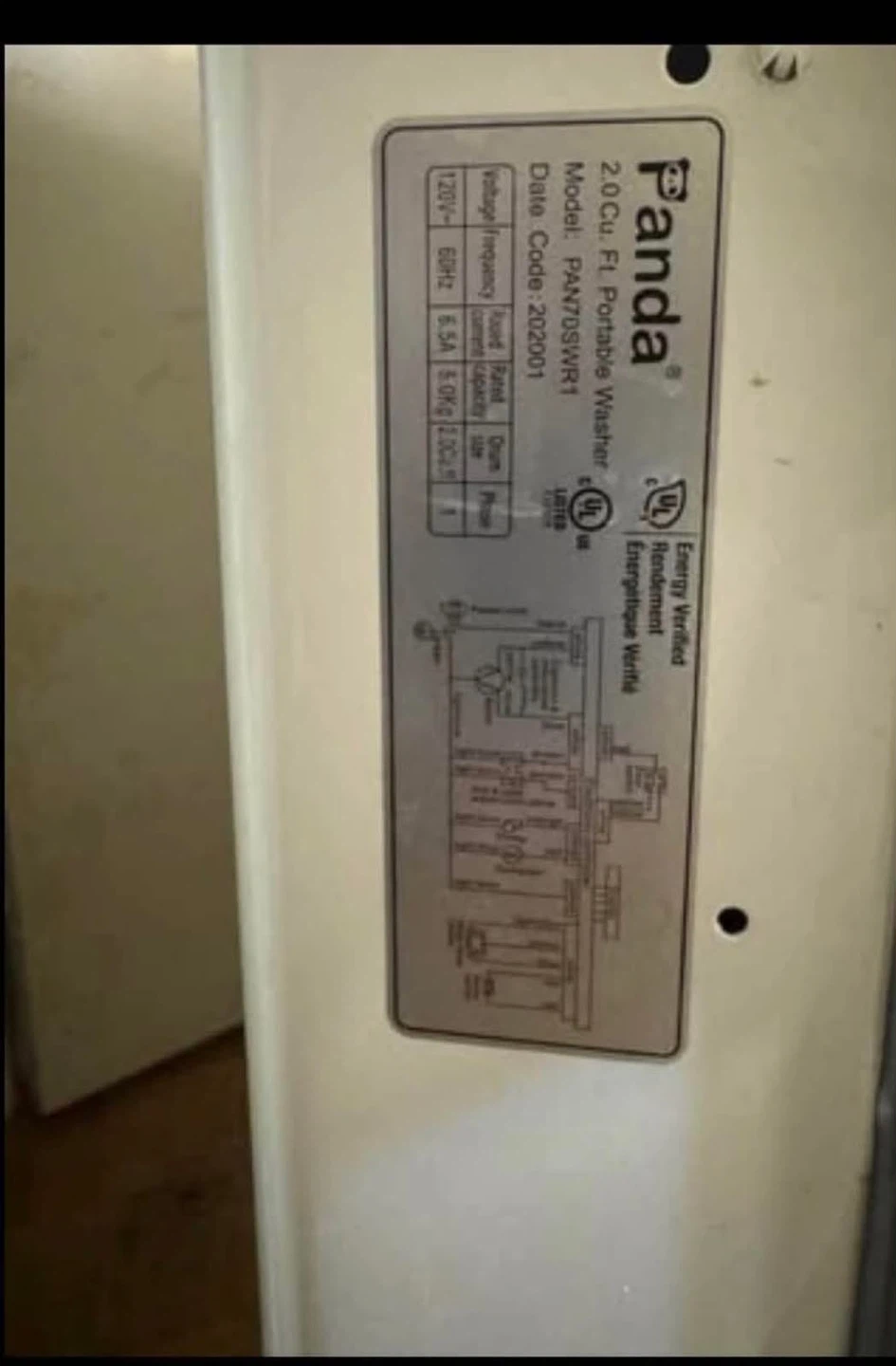 Panda 2.0 Cu. Ft. Portable Washer - photo 3