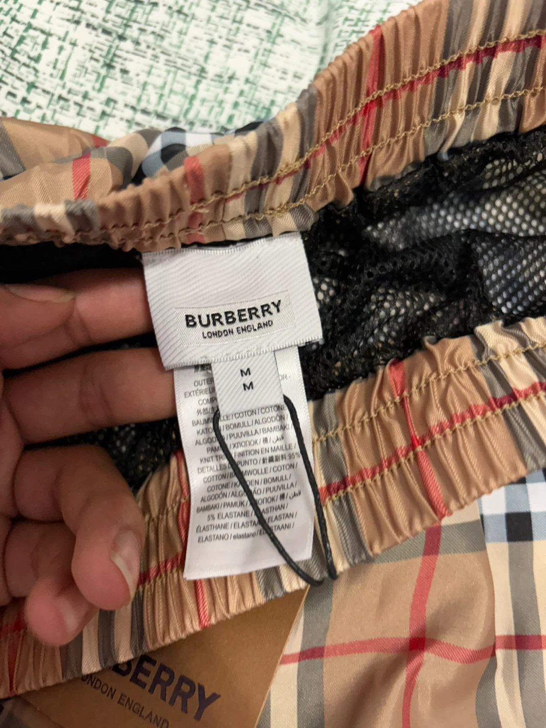 Burberry Check Swim Shorts Size M - photo 2