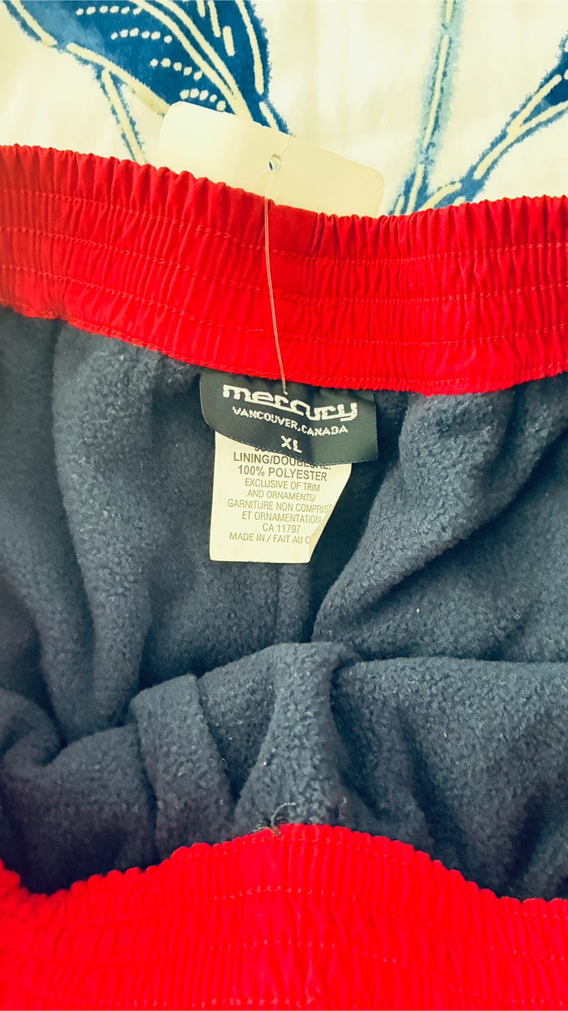 Mercury Vancouver Canada XL Red & Navy Track Pants - photo 4