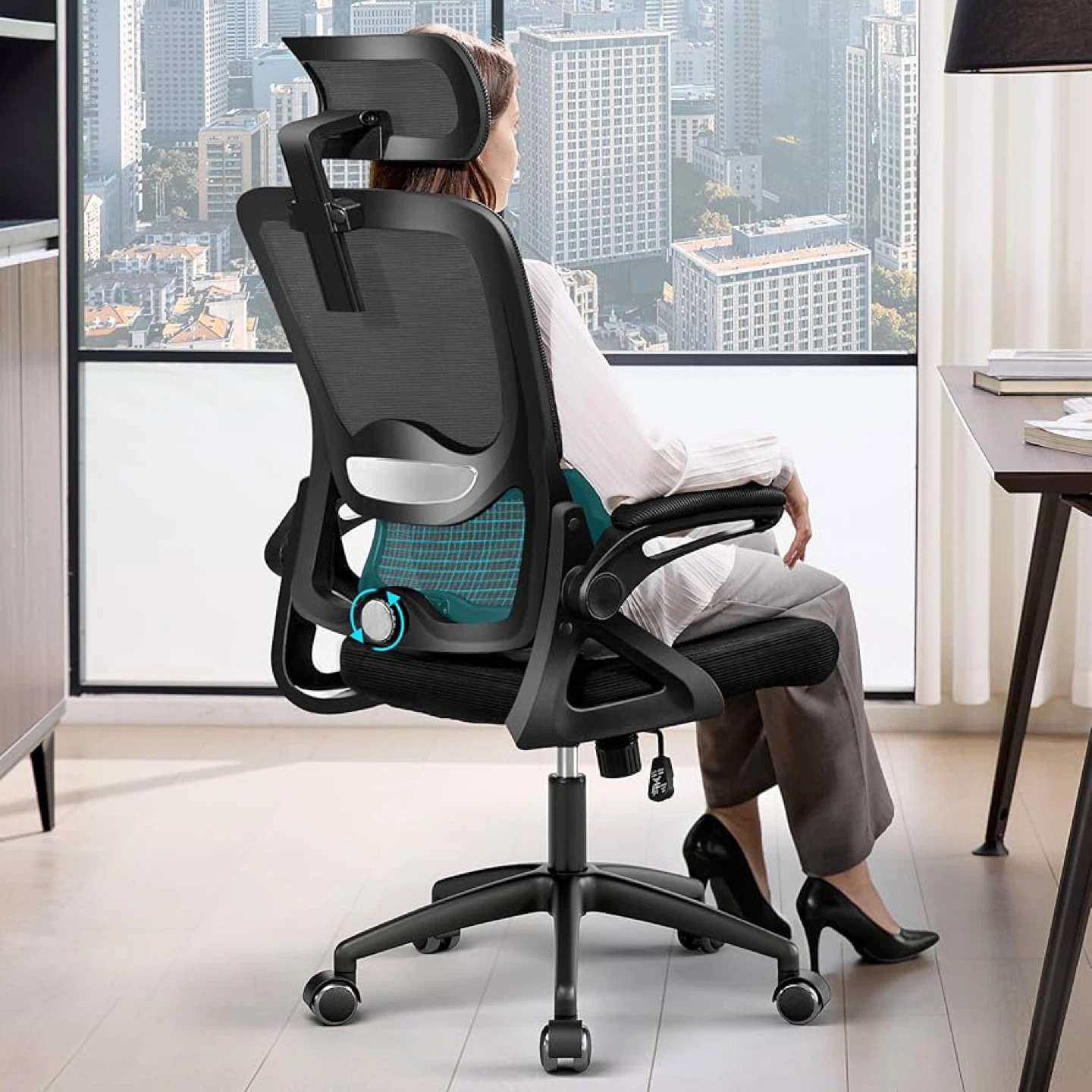 🔥 NEW-rgonomic High Back Mesh Office Chair (400 lbs Capacity)