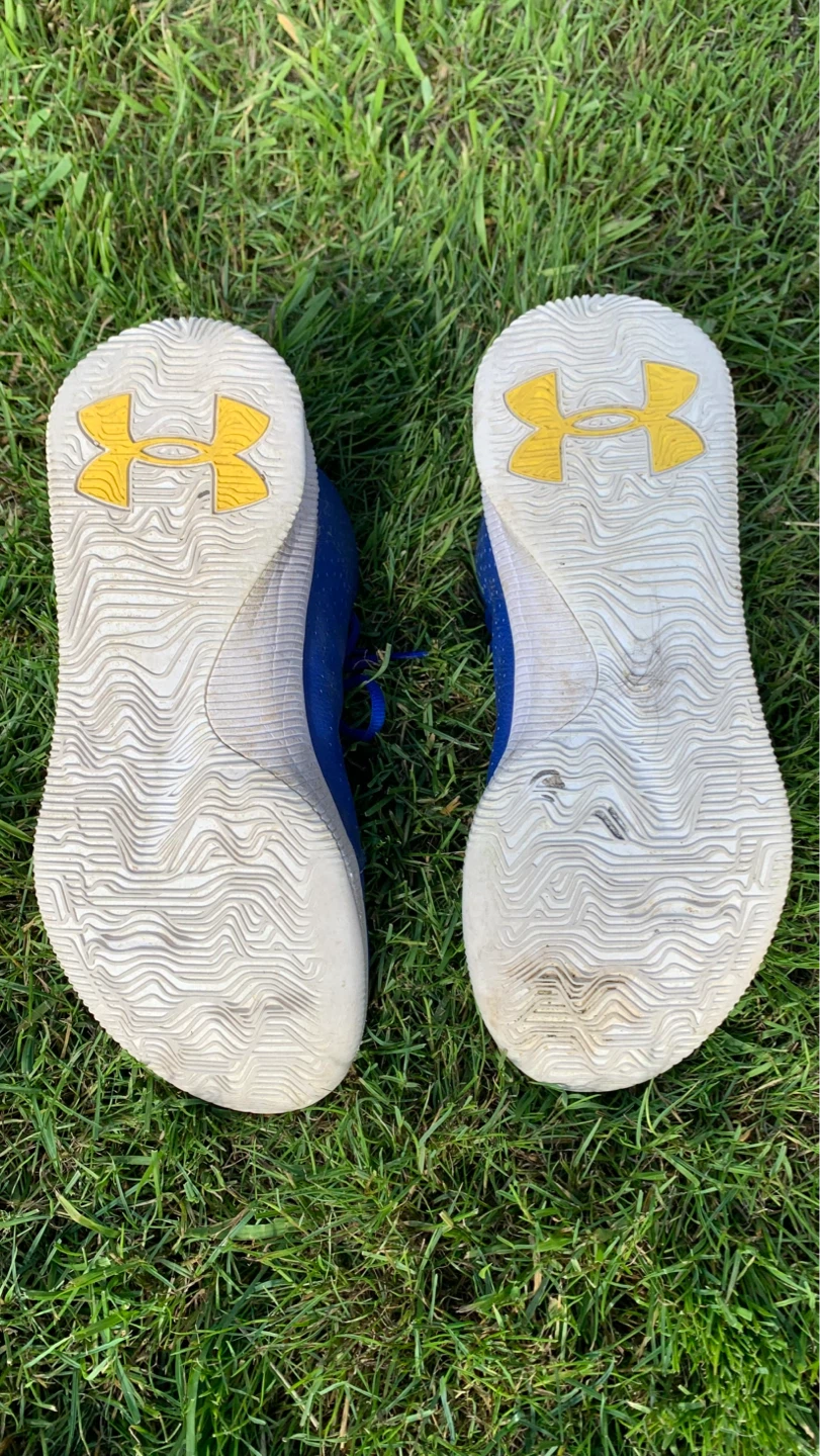 Under Armour Blue Basketball Shoes - Men’s Size 10 ⚽️ - photo 2