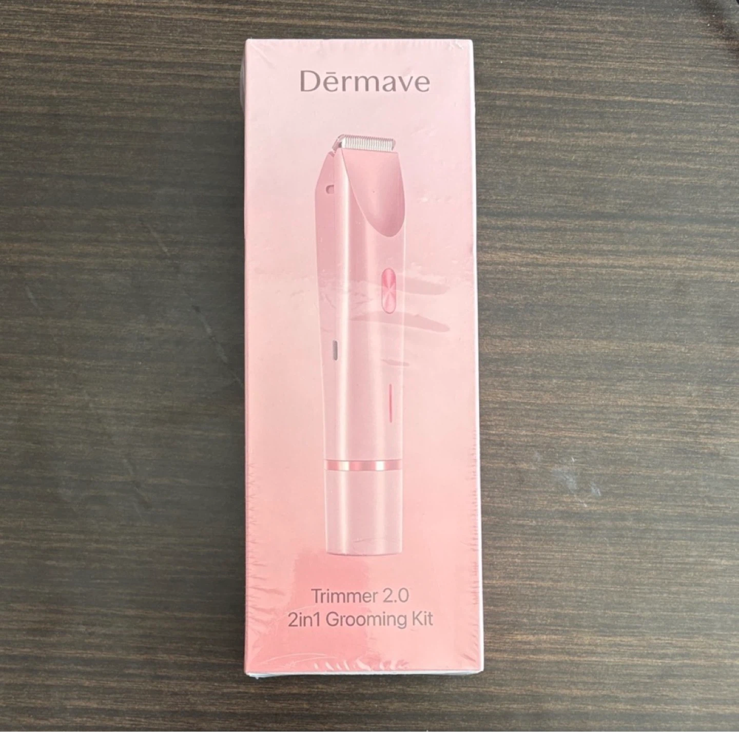 DERMAVE Pink Trimmer 2.0 2-in-1 Women’s Grooming Kit