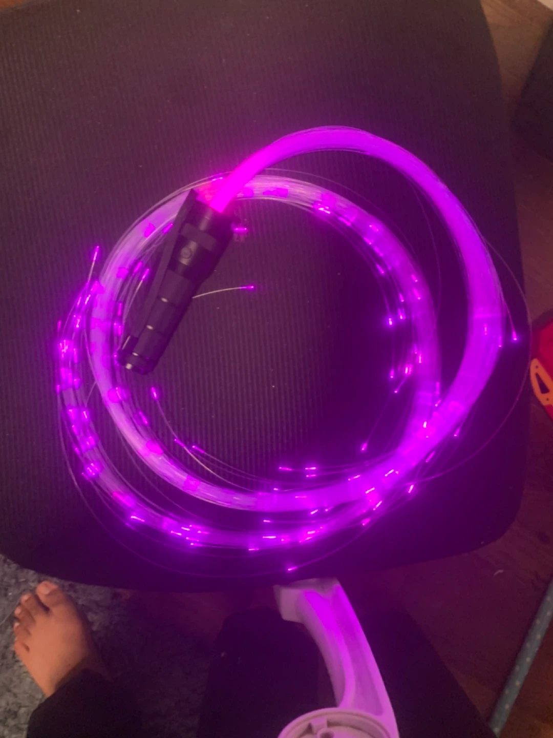 Purple LED Fiber Optic Whip - photo 2