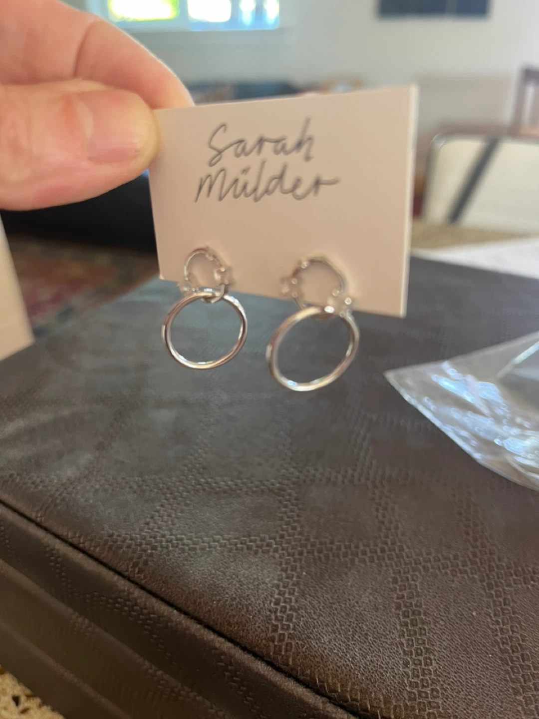 ⚽️ Sarah Mulder Miley Hoops-rhodium - photo 2