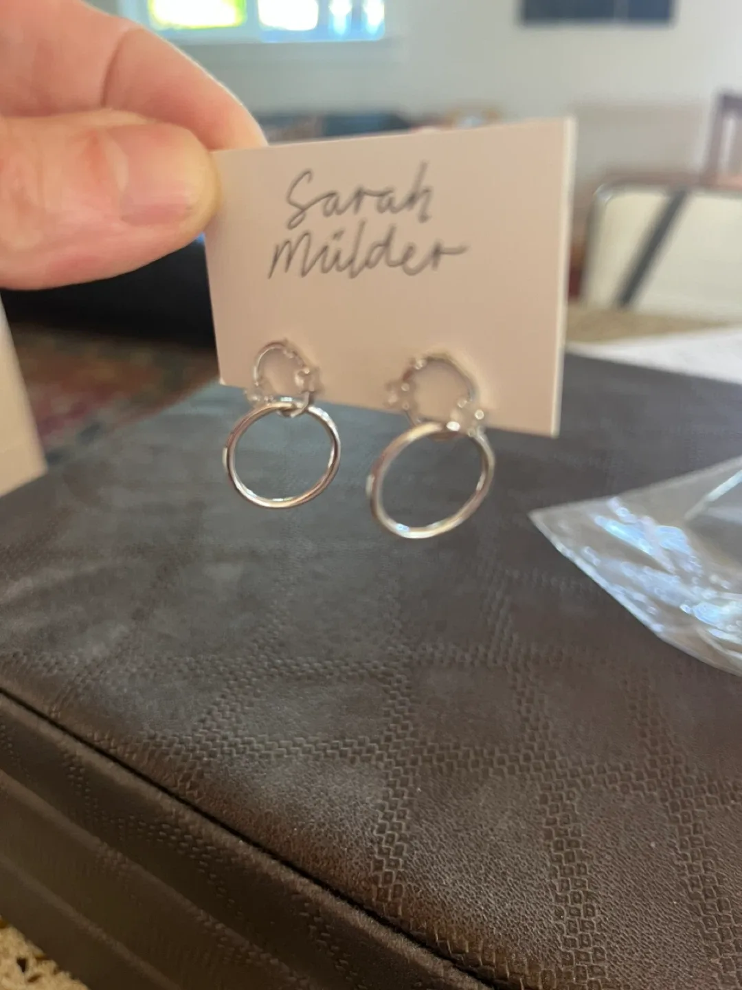 ⚽️ Sarah Mulder Miley Hoops-rhodium - photo 2