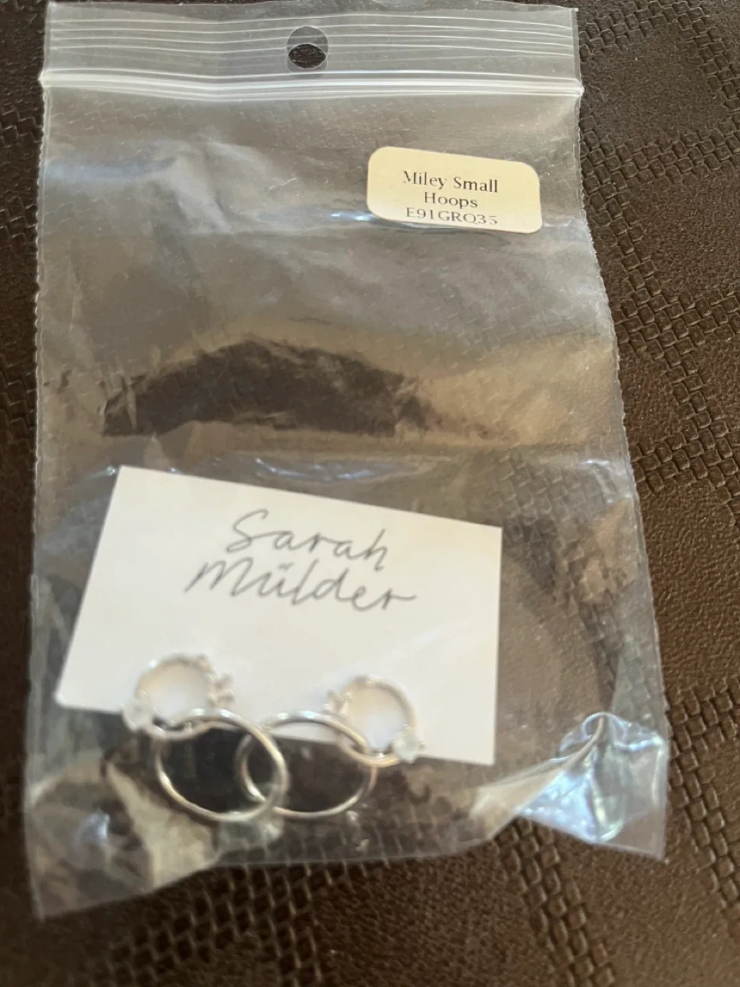 ⚽️ Sarah Mulder Miley Hoops-rhodium