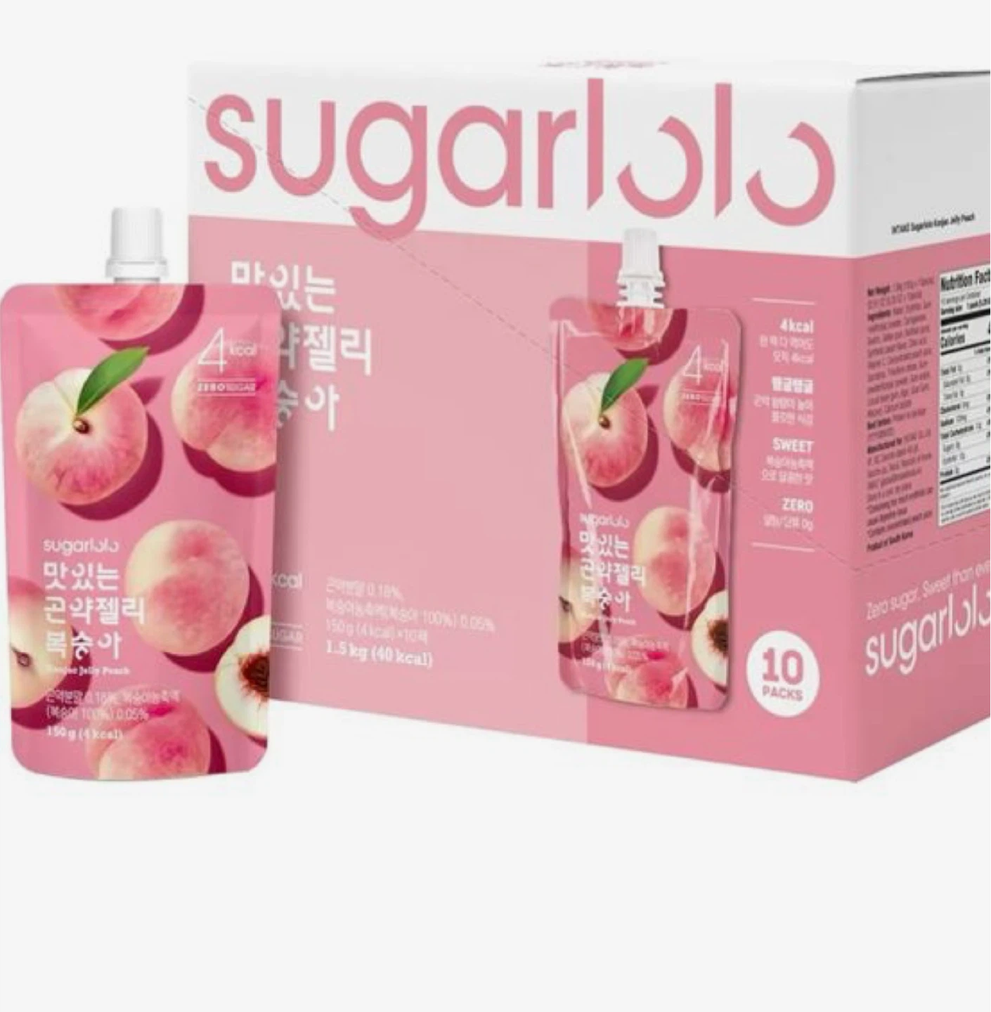 Sugarlolo Jelly Peach 10 Packs