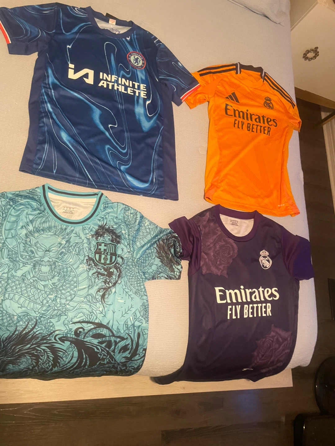 Bundle of 4 Soccer Jerseys