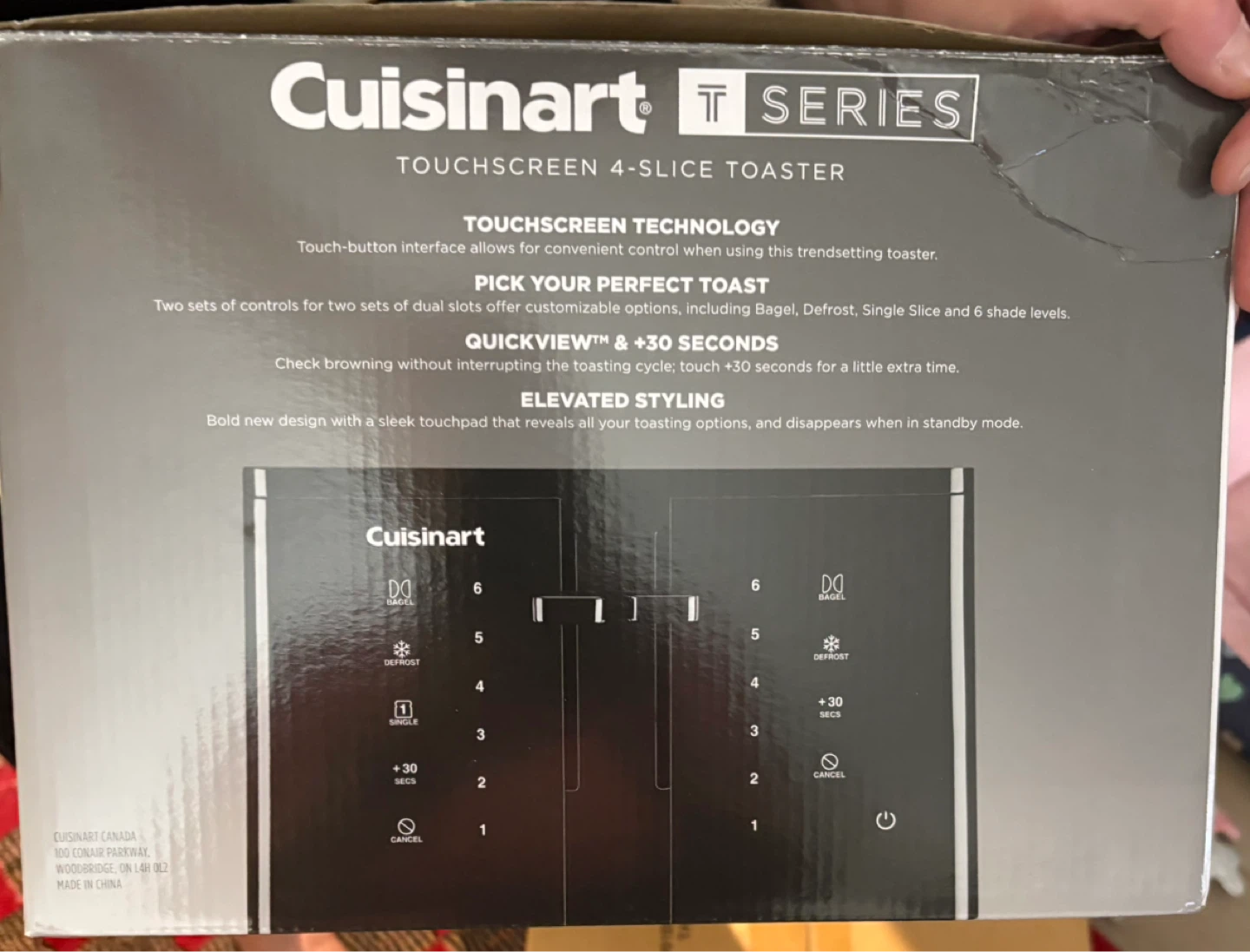 Cuisinart Four Slice Programmable Touch-less Toaster - photo 4