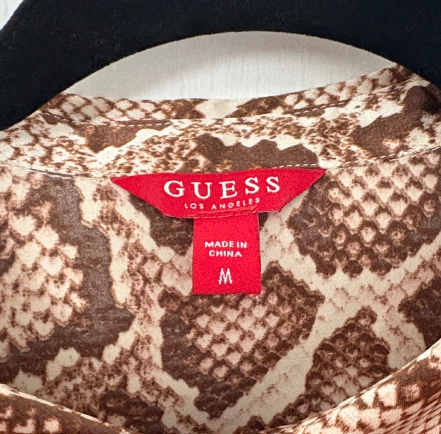 GUESS Snake Print Blouse 🤎🐍 - photo 2