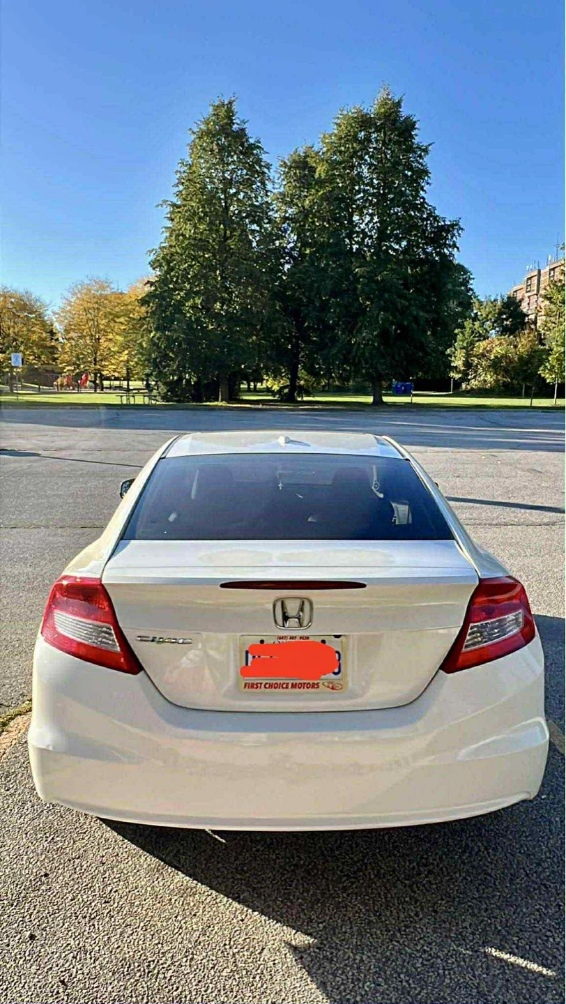2013 White Honda Civic Coupe - photo 3