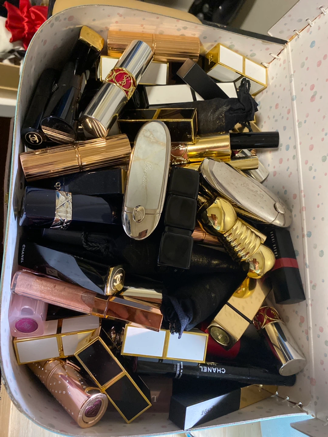 Assorted USED Luxury lipsticks and Makeup Collection