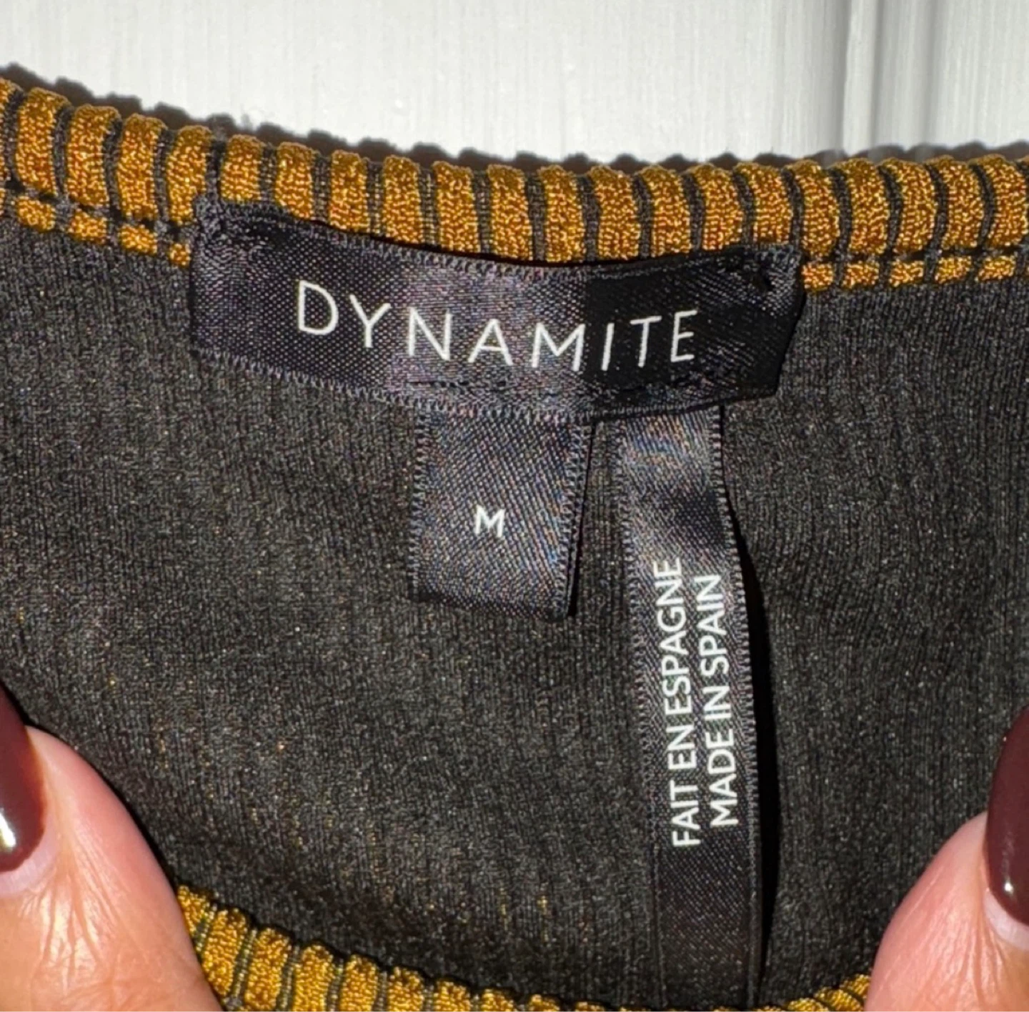 DYNAMITE Ribbed One Shoulder Bodysuit 🤎 - photo 3