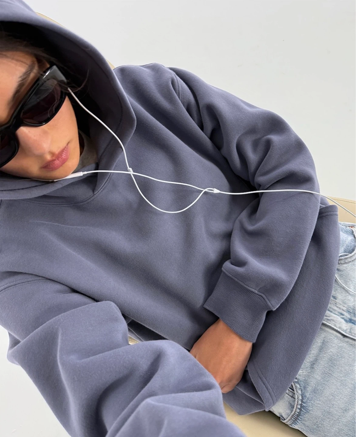 Vintage Navy Aritzia Hoodie