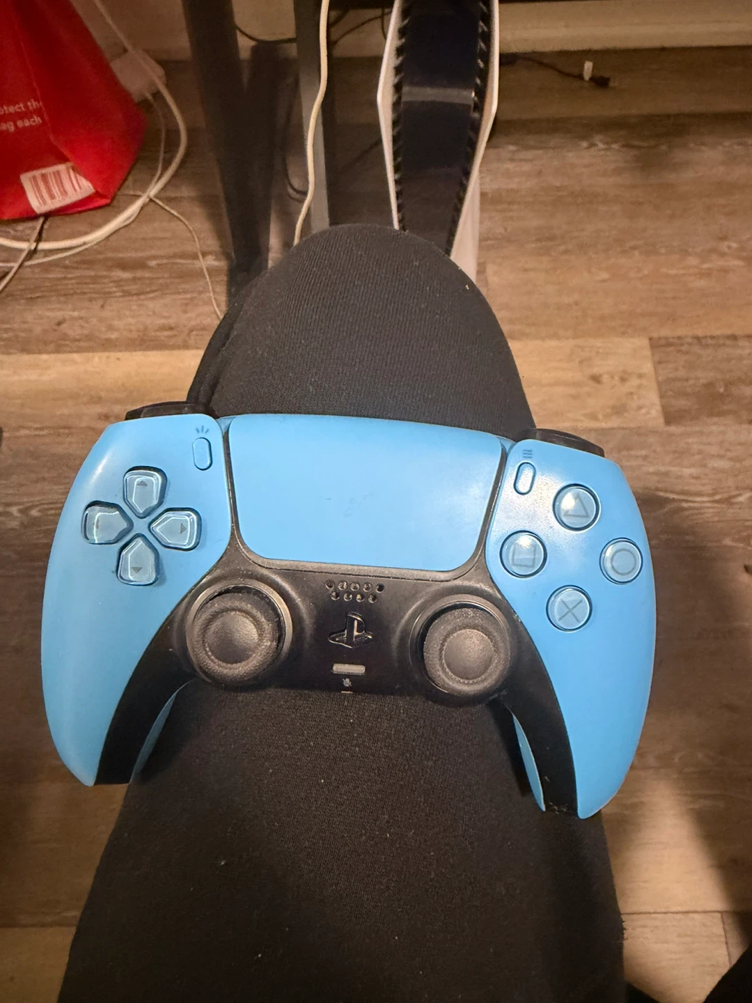 Sony PlayStation 5 Console with Blue Controller - photo 5
