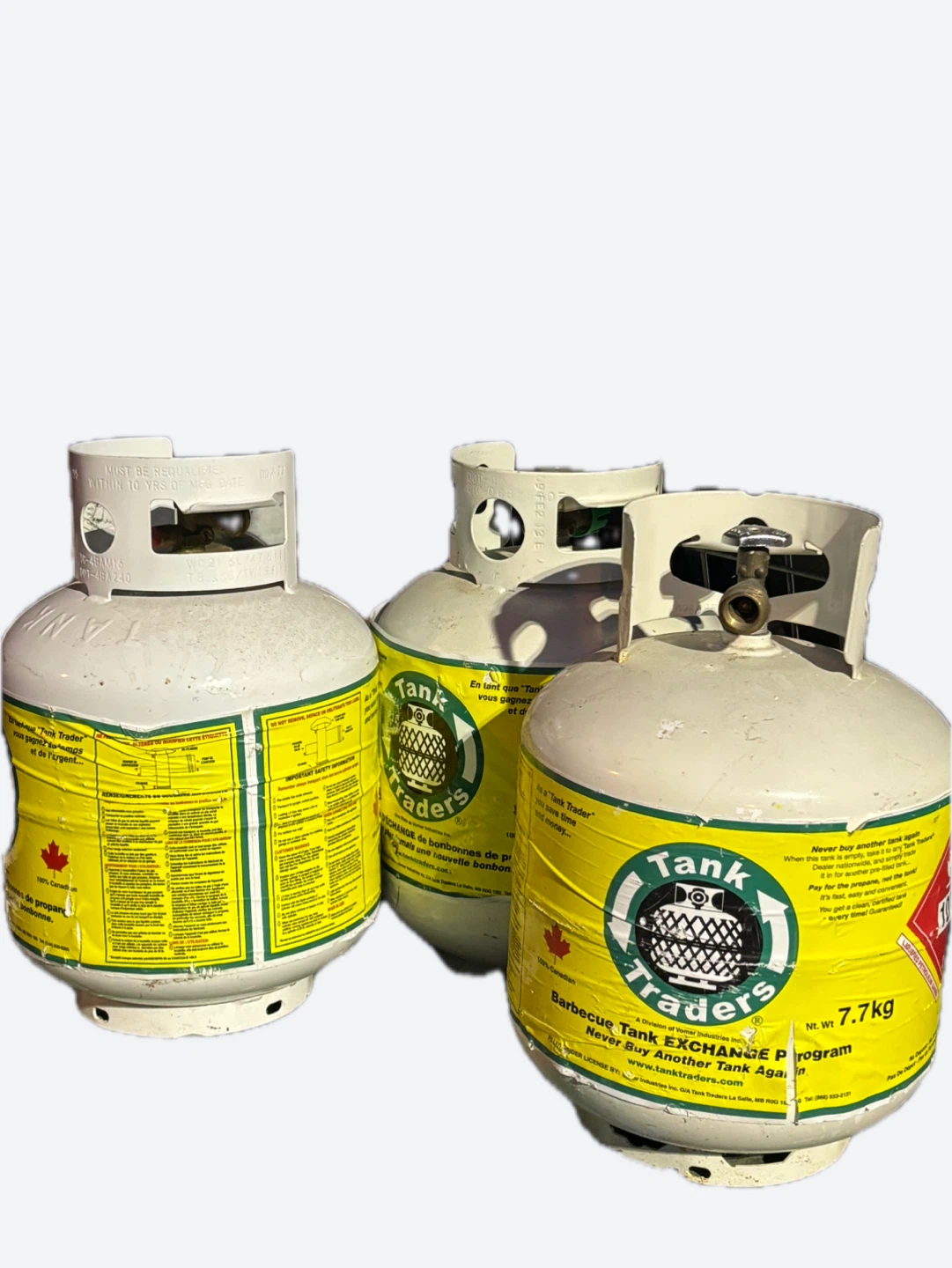 3 Tank Traders Propane Tank