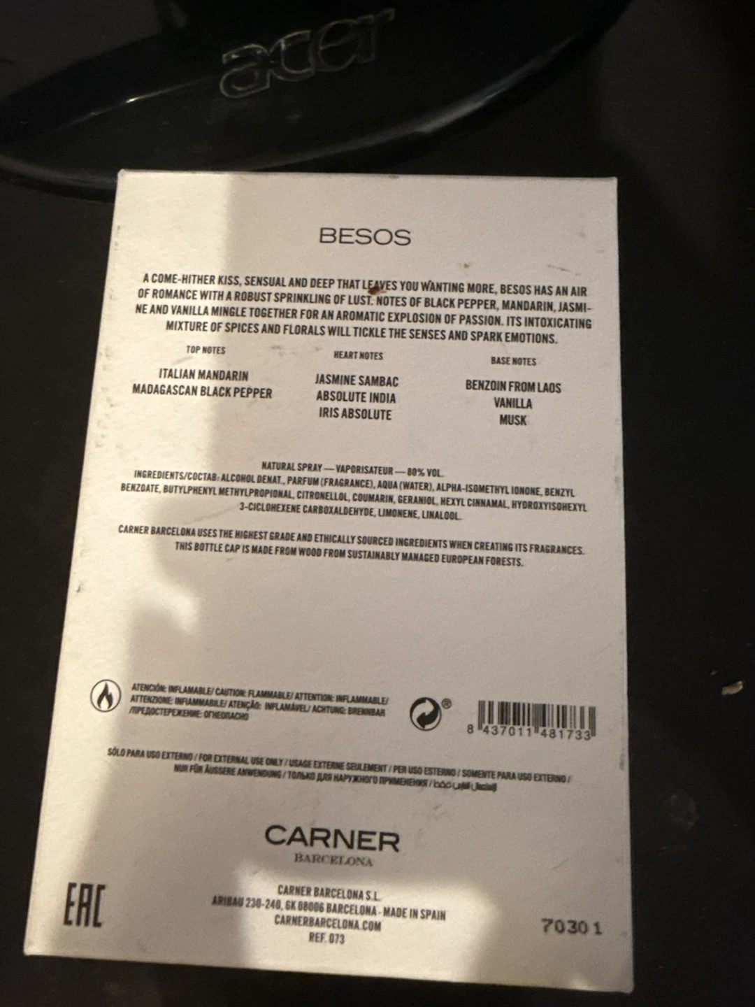 Carner Barcelona Besos Eau de Parfum 100ml - photo 4