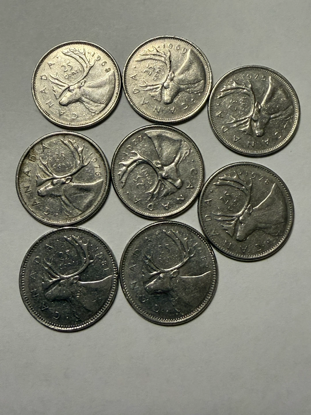 Collection of Canadian 25 Cent Coins