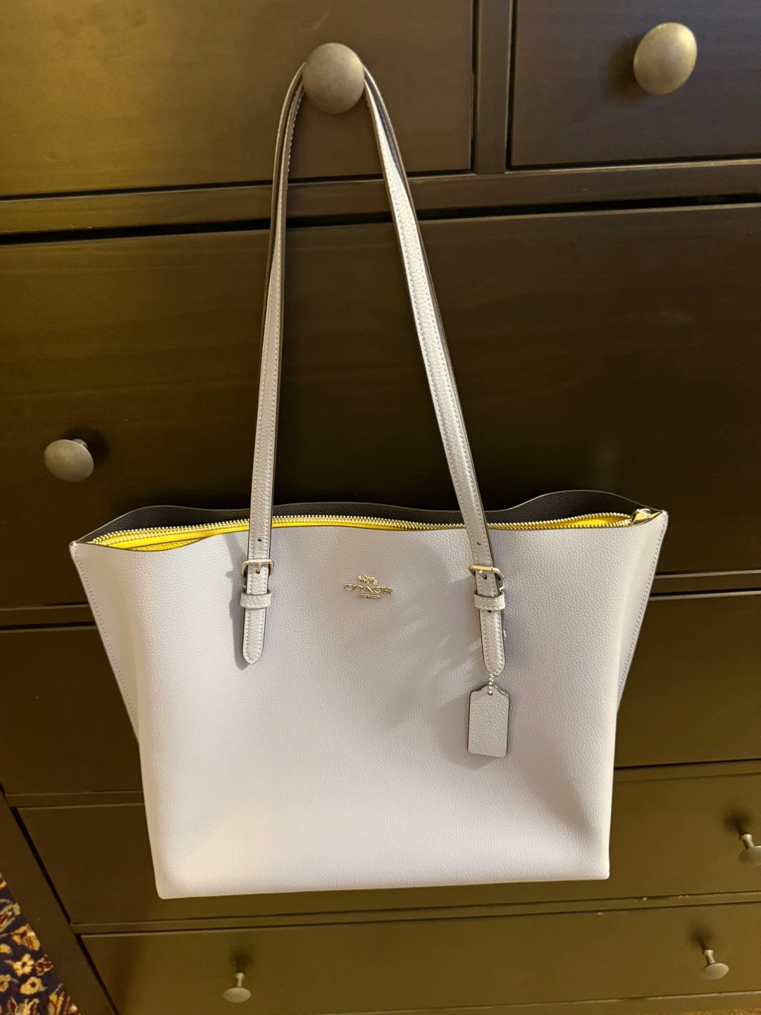 Baby Blue Coach Tote
