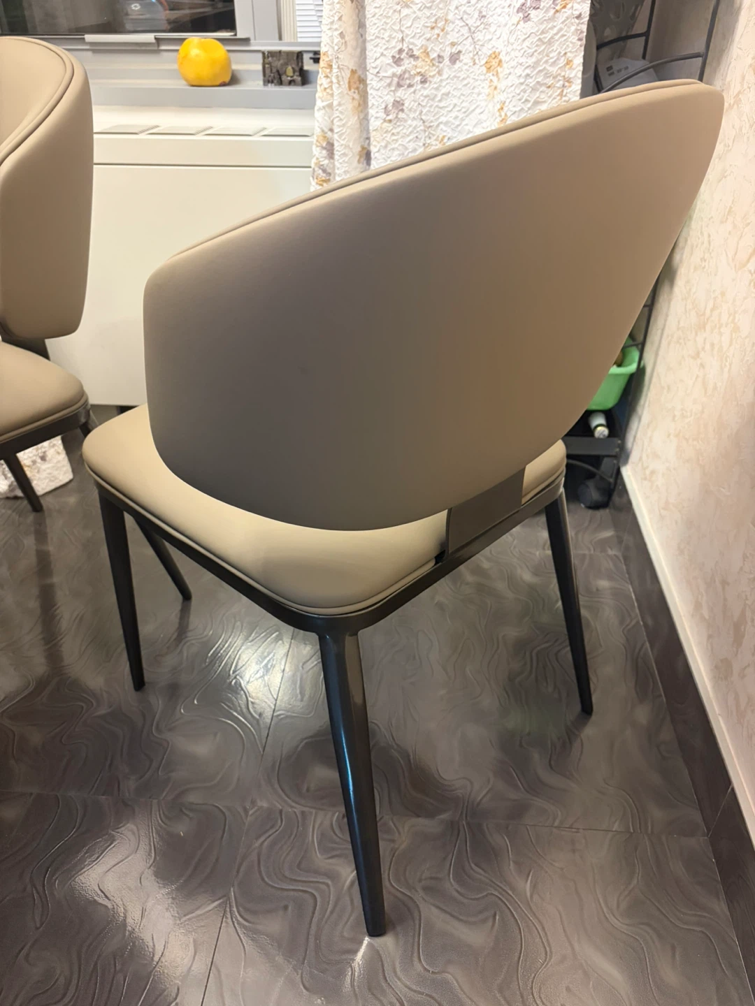 2x PACKAGED NEW modern dining room chairs BOX LAST PIC - photo 2