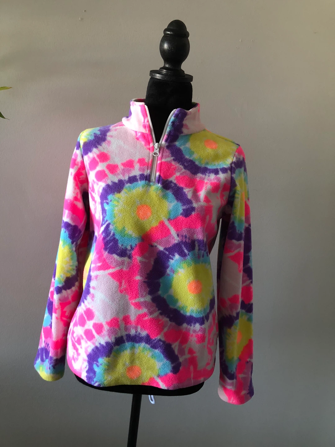 The Children's Place Tie-Dye Fleece Pullover Size 14