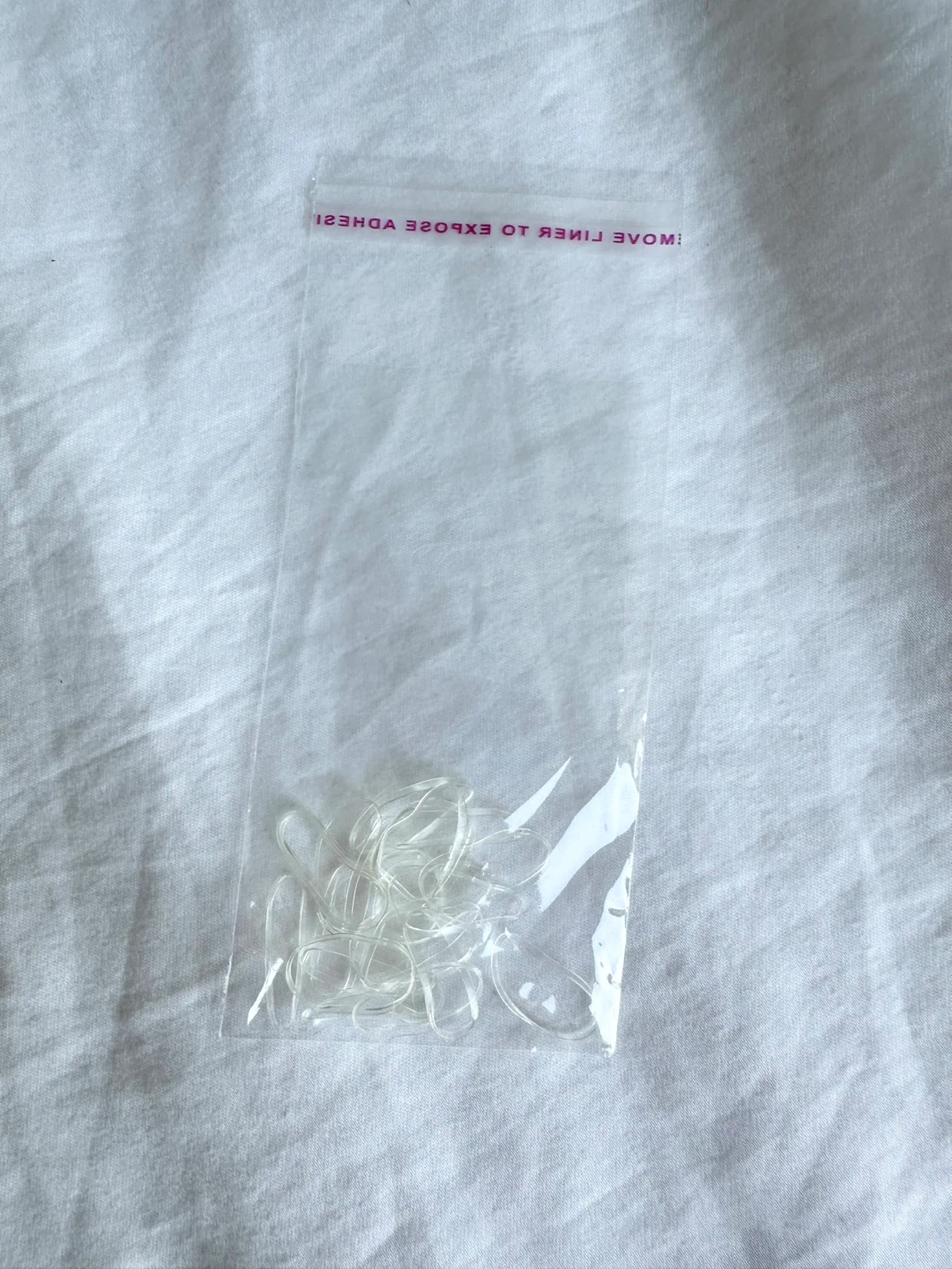 ⚽️ 🆕 Thin and flexible clear elastic hair ties - photo 2