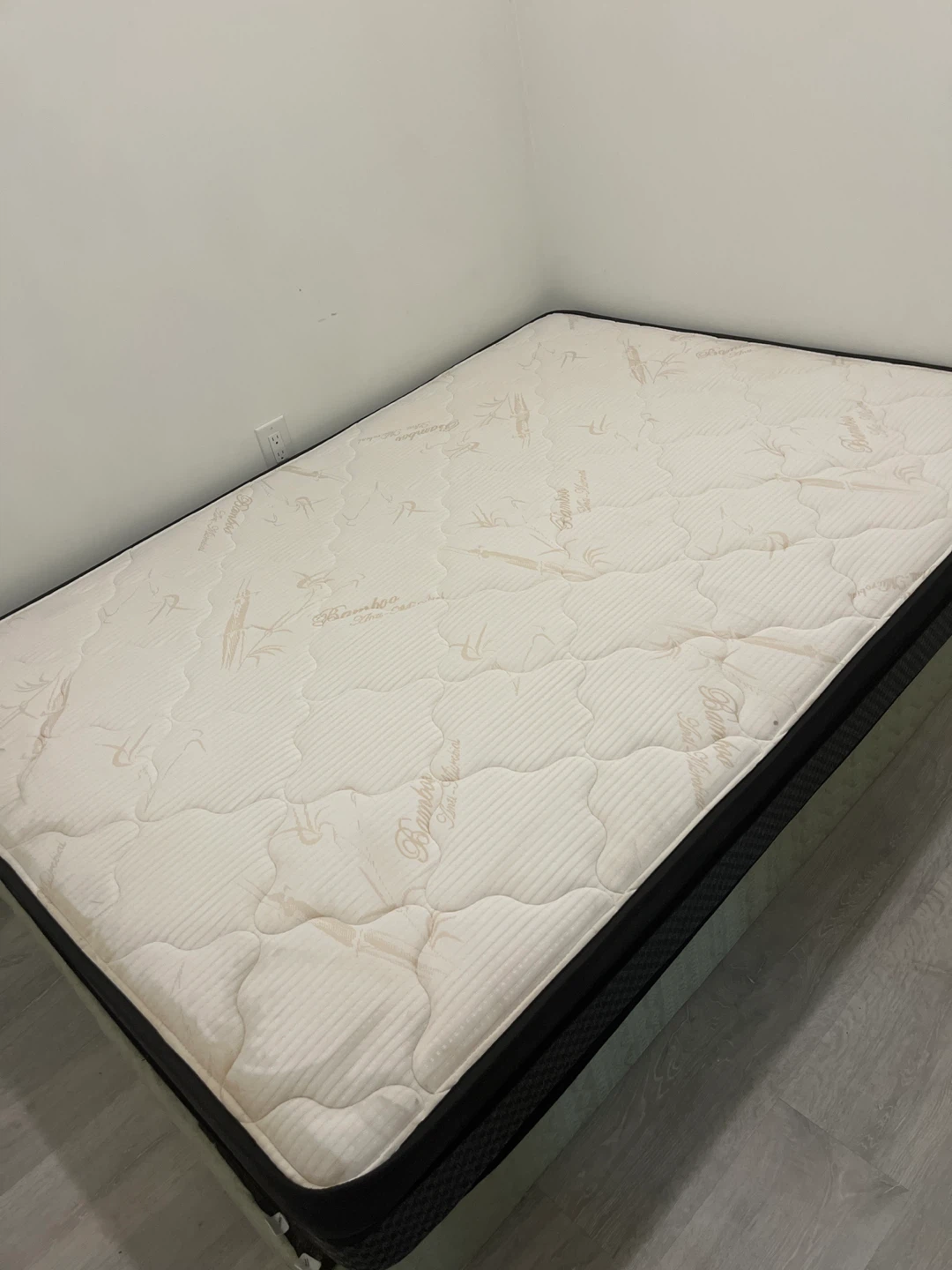 Firm Double bed Bamboo Mattress and box