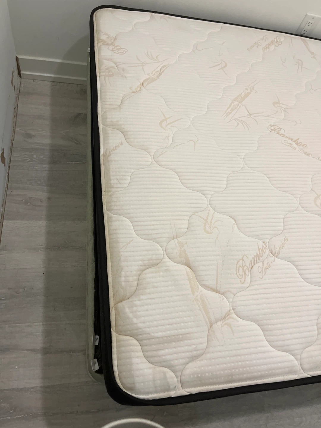 Firm Double bed Bamboo Mattress and box - photo 2
