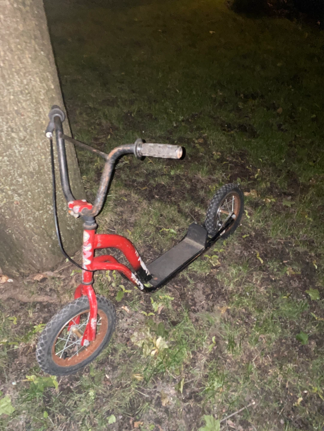 Unique BMX style/off-road scooter