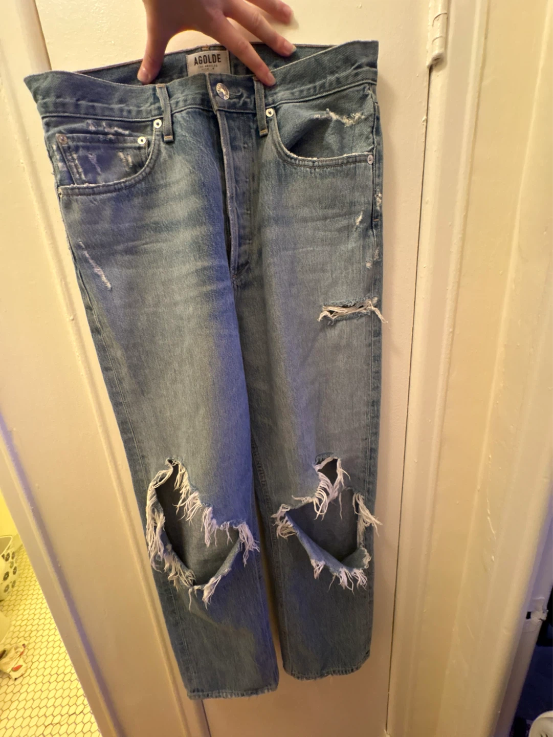 AGOLDE Ripped Jeans - Size 28 - photo 4