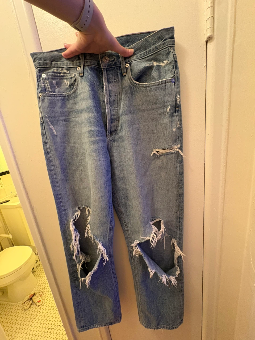 AGOLDE Ripped Jeans - Size 28 - photo 3