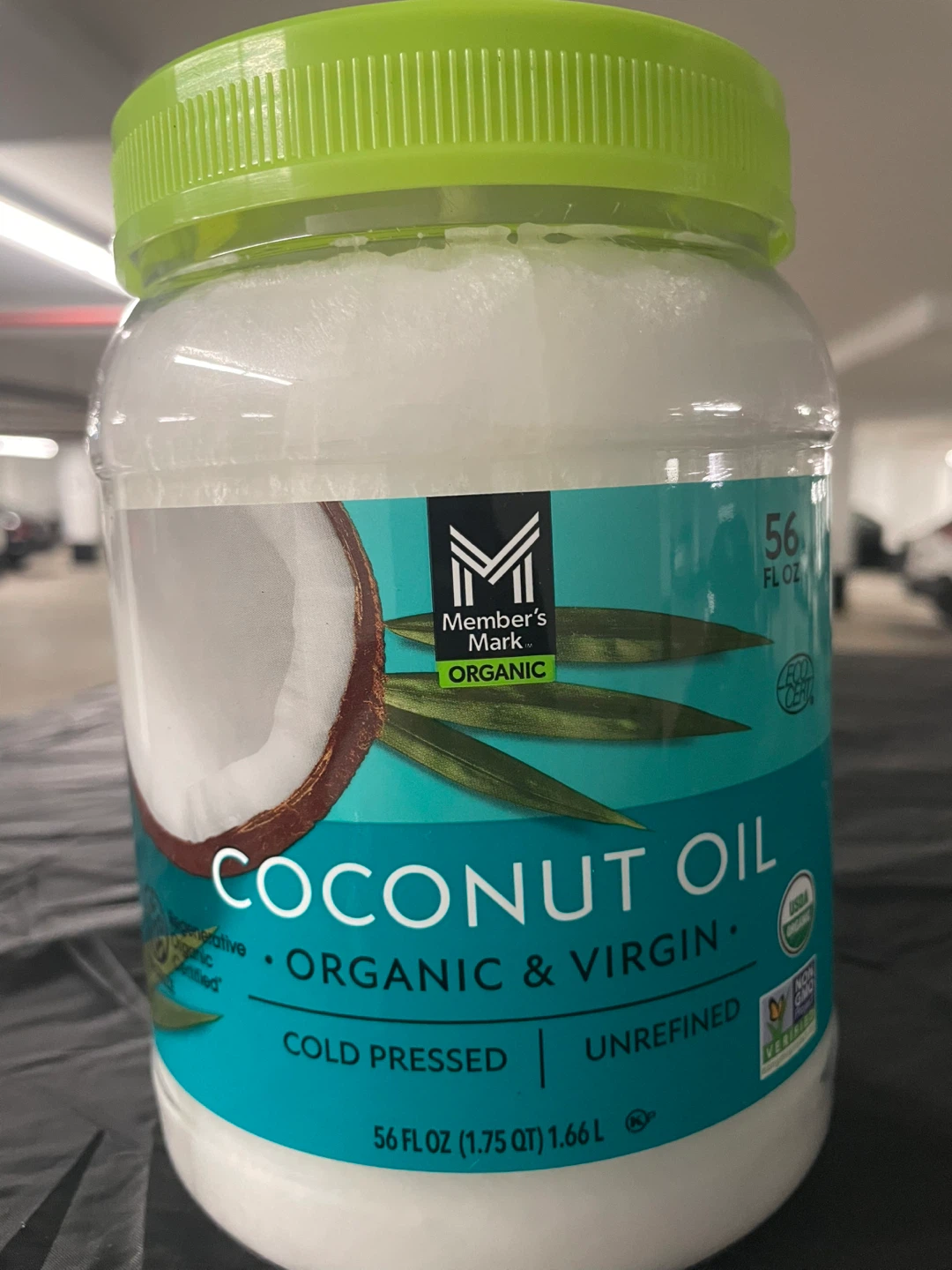 New Member's Mark Organic Virgin Coconut Oil 56 fl oz
