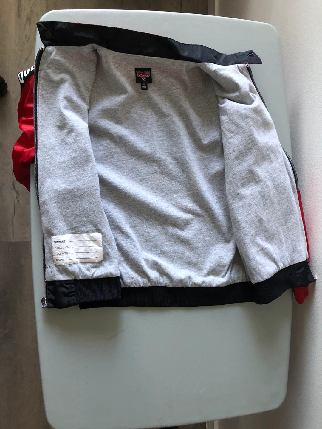 Disney Pixar Cars Lightning McQueen Jacket Size 8 - photo 4