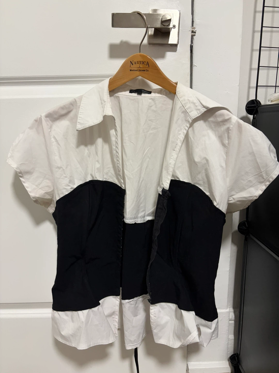 Black and White Corset Top - photo 3