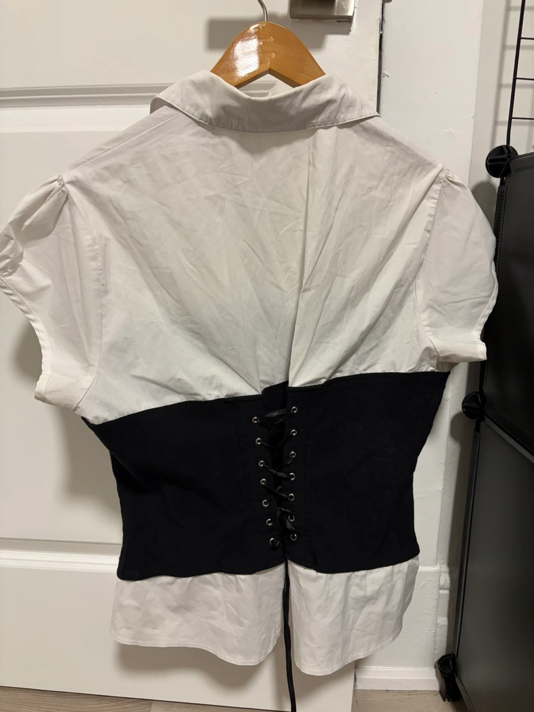 Black and White Corset Top - photo 2