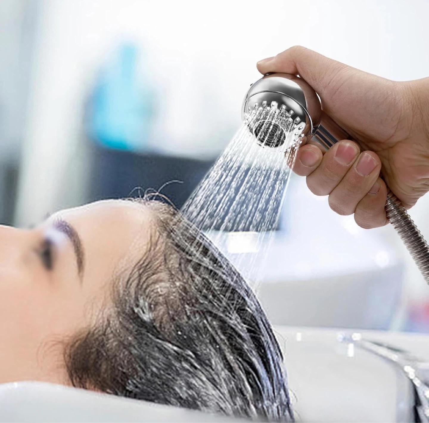Salon Shampoo Sprayer Handheld Shower Head with Hose - photo 2